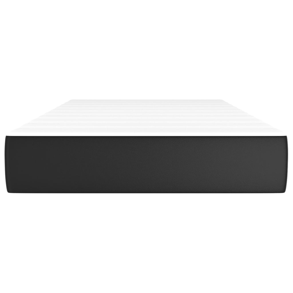 Pocket Spring Bed Mattress Medium 90X190X20 Cm Faux Leather