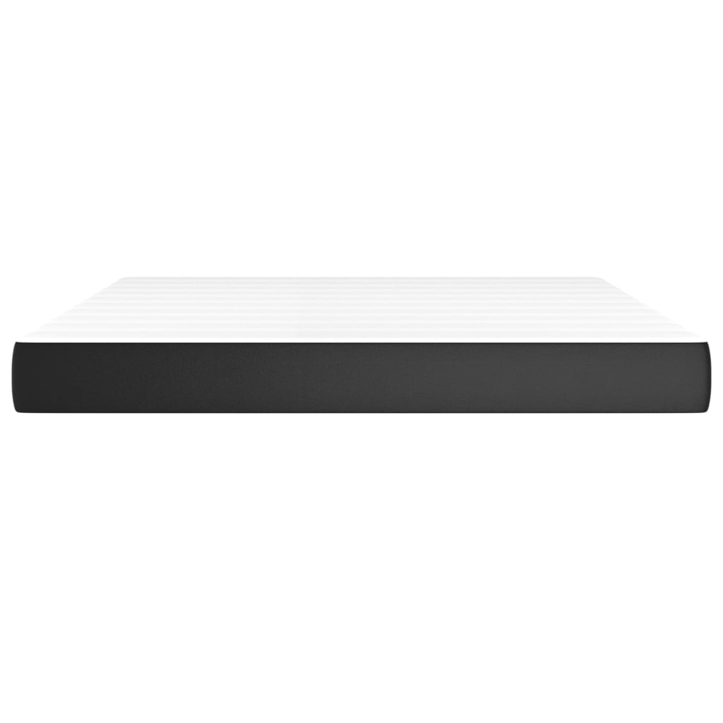Pocket Spring Bed Mattress Medium 152X203X20 Cm Queen Faux Leather