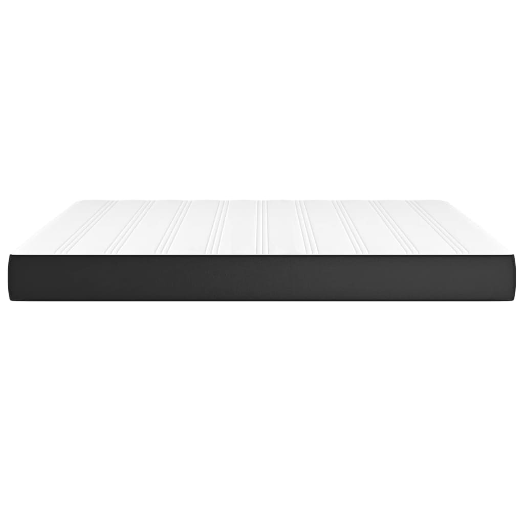 Pocket Spring Bed Mattress Medium 152X203X20 Cm Queen Faux Leather