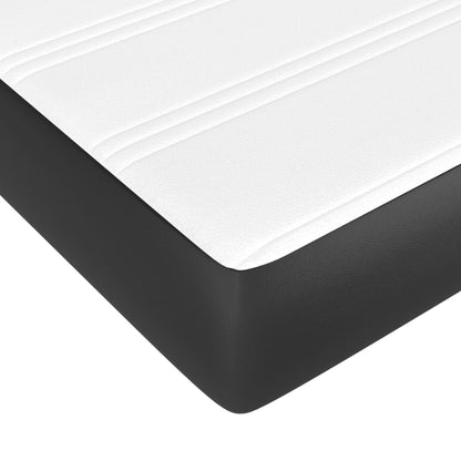 Pocket Spring Bed Mattress Medium 152X203X20 Cm Queen Faux Leather