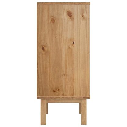 Drawer Cabinet Otta 76.5X39.5X90Cm Solid Wood Pine