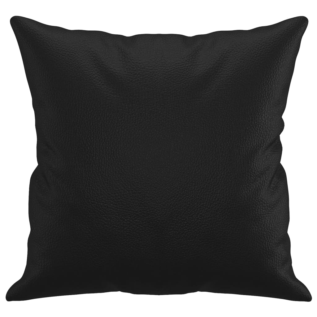 Throw Pillows 2 Pcs 40X40 Cm Faux Leather