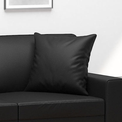 Throw Pillows 2 Pcs 40X40 Cm Faux Leather