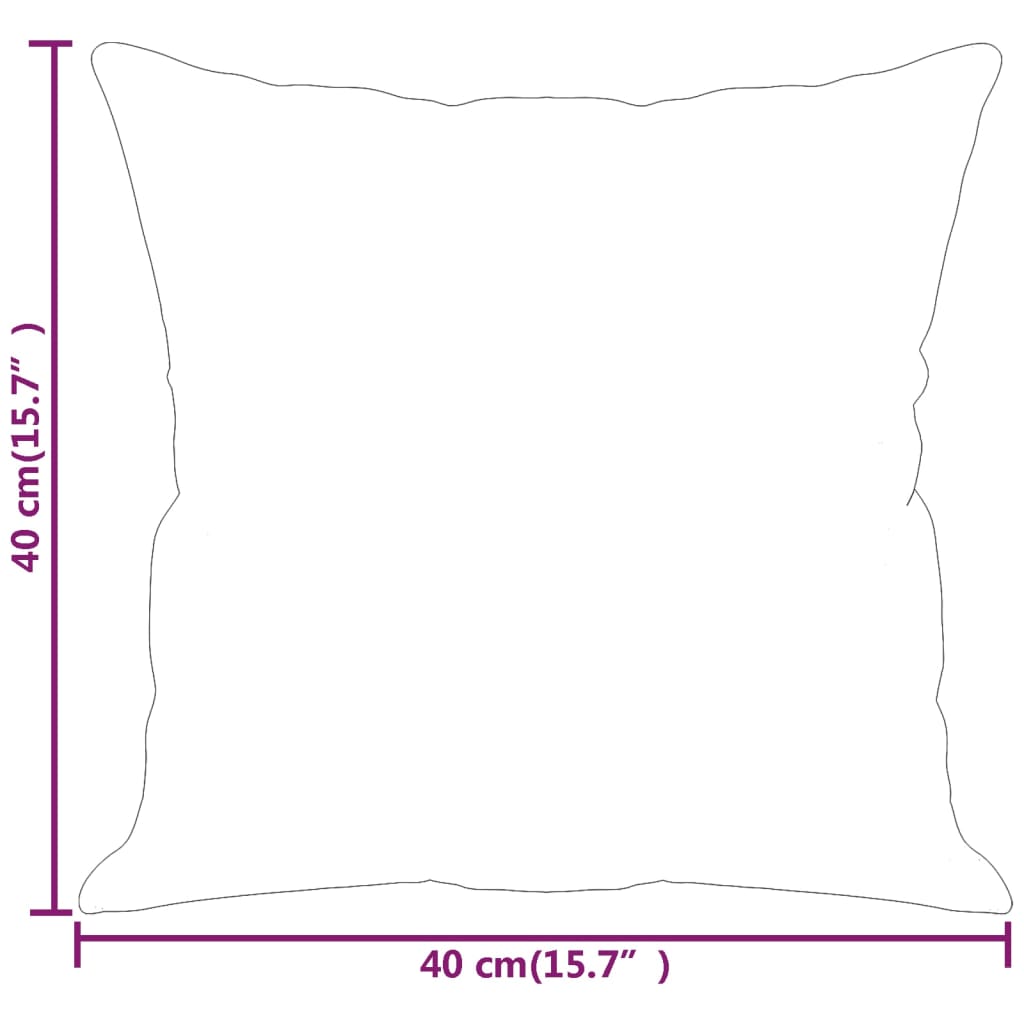 Throw Pillows 2 Pcs 40X40 Cm Velvet