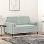 Throw Pillows 2 Pcs Ø15X50 Cm Velvet