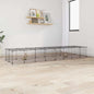 8-Panel Pet Cage Black 35X35 Cm Steel