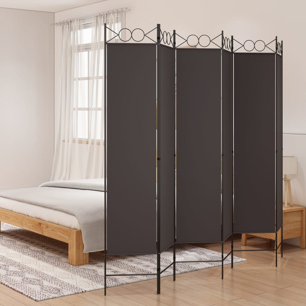 6-Panel Room Divider Fabric
