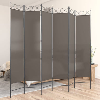 6-Panel Room Divider Fabric