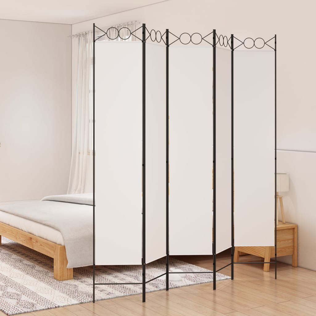 6-Panel Room Divider Fabric