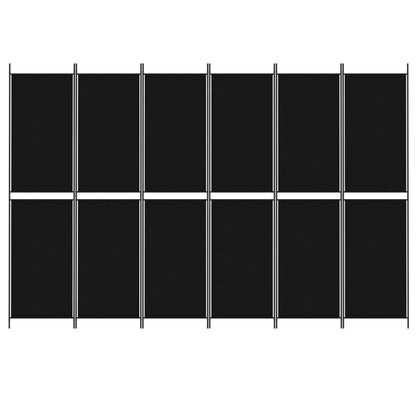 6-Panel Room Divider Fabric