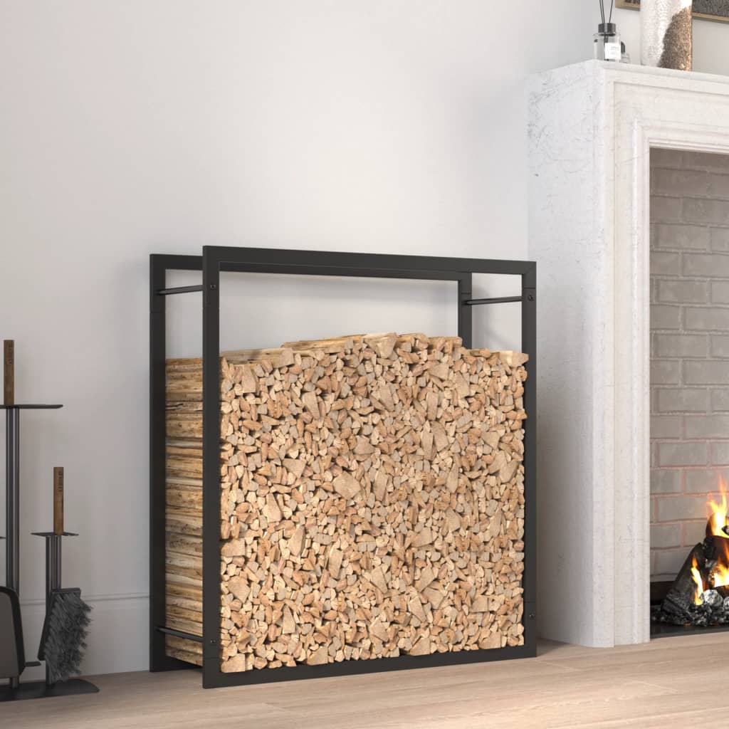 Firewood Rack Matt Steel