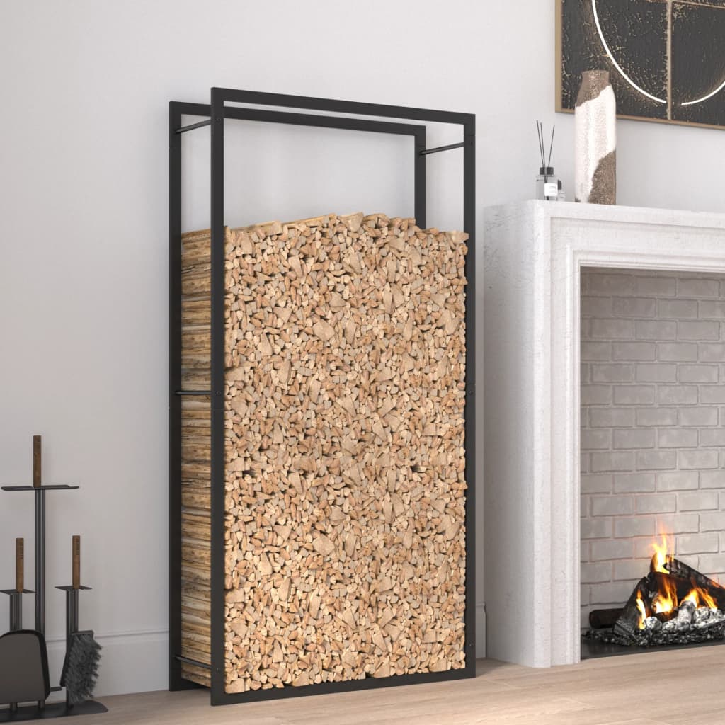 Firewood Rack Matt Steel