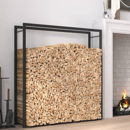 Firewood Rack Matt Steel