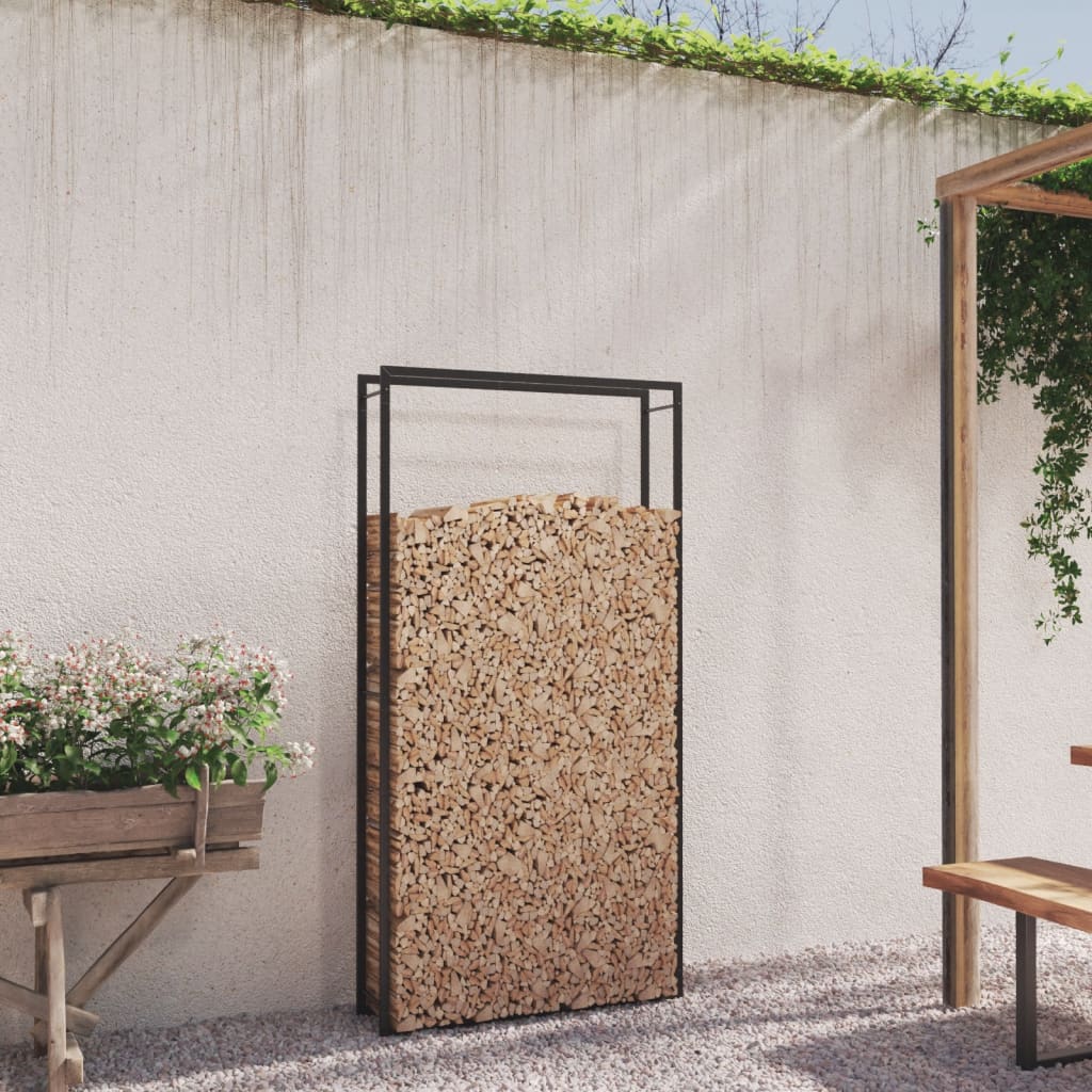 Firewood Rack Matt Steel