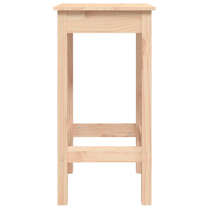 Bar Chairs 2 Pcs Solid Wood Pine