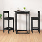 Bar Chairs 2 Pcs Black 40X41.5X112 Cm Solid Wood Pine