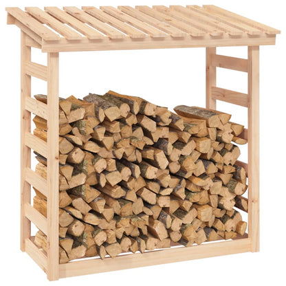 Firewood Rack Solid Wood Pine