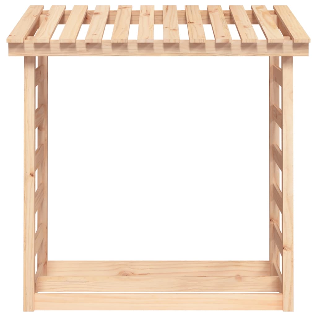 Firewood Rack Solid Wood Pine