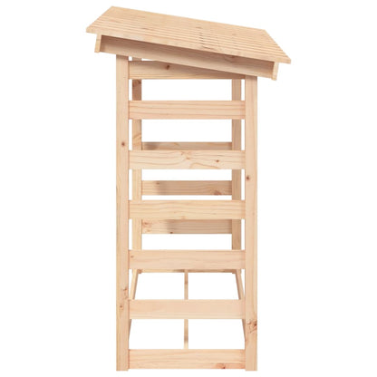 Firewood Rack Solid Wood Pine