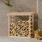Firewood Rack Solid Wood Pine