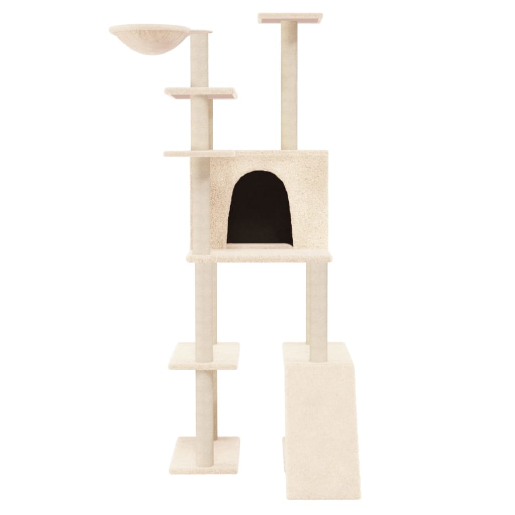 Cat Tree With Sisal Scratching Posts 166 Cm