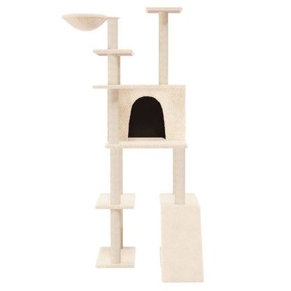 Cat Tree With Sisal Scratching Posts 166 Cm
