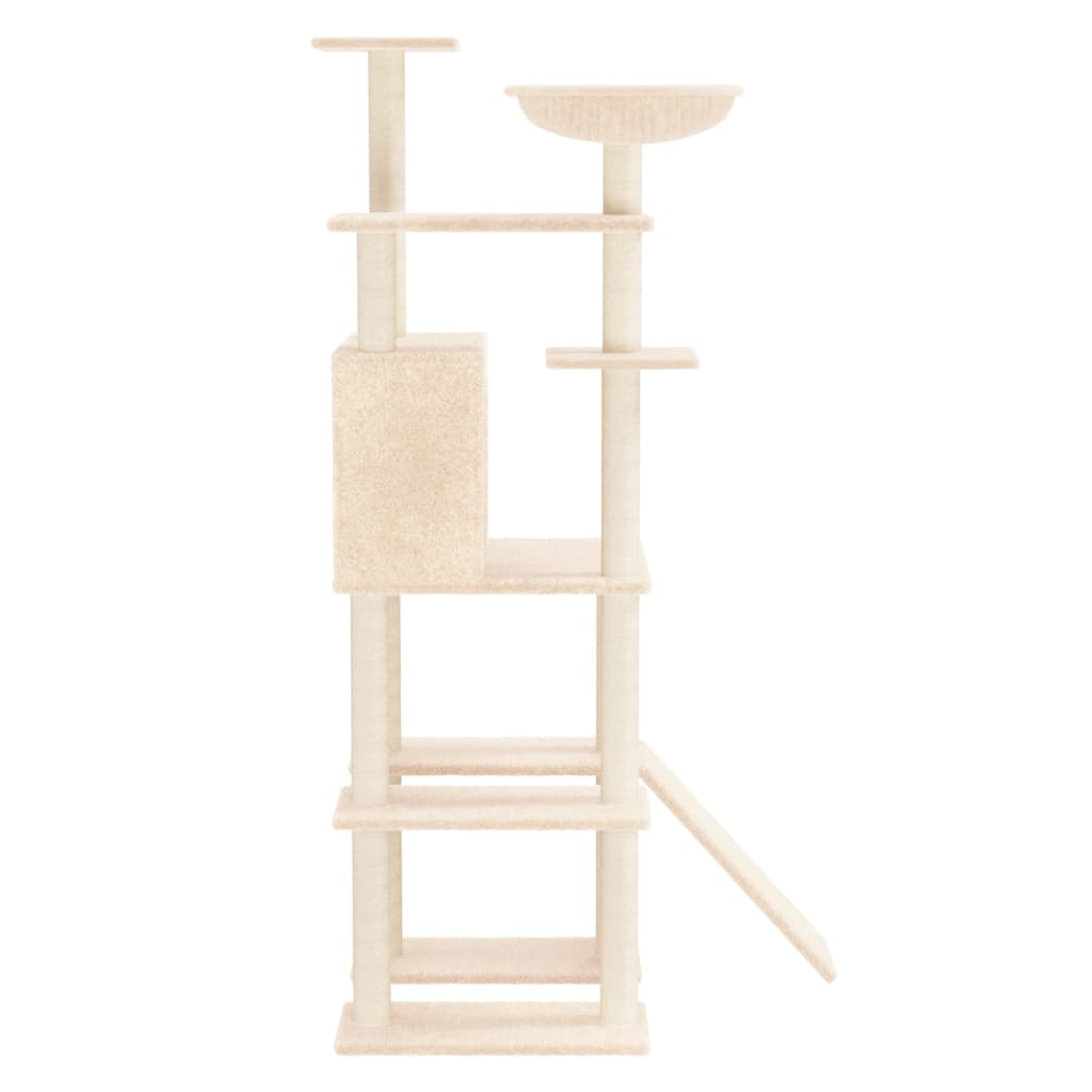 Cat Tree With Sisal Scratching Posts 166 Cm