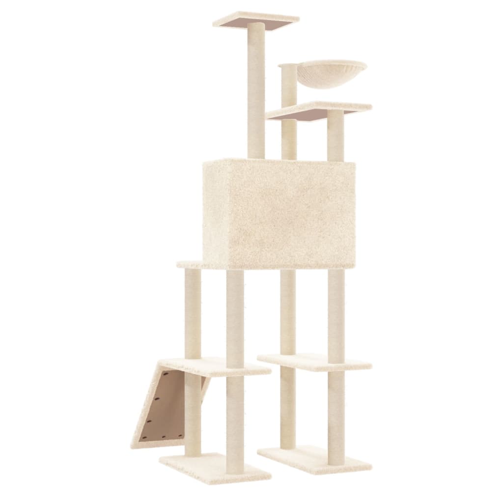 Cat Tree With Sisal Scratching Posts 166 Cm