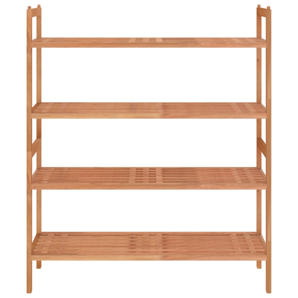 Shoe Racks 2 Pcs 69X27X41 Cm Solid Wood Walnut