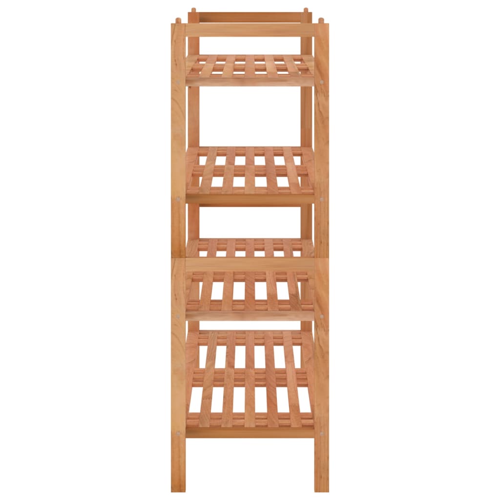 Shoe Racks 2 Pcs 69X27X41 Cm Solid Wood Walnut