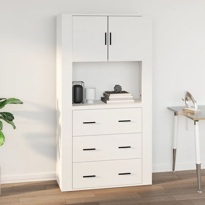 Wall Cabinet 80X33X80 Cm Engineered Wood