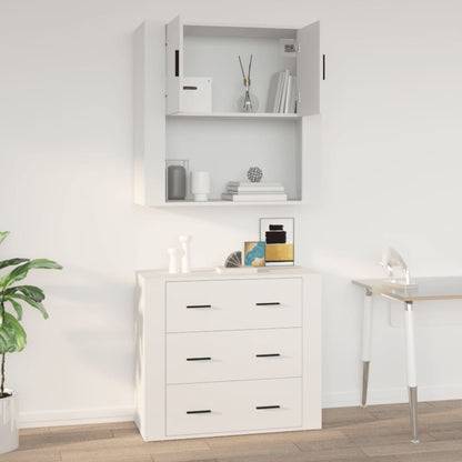 Wall Cabinet 80X33X80 Cm Engineered Wood