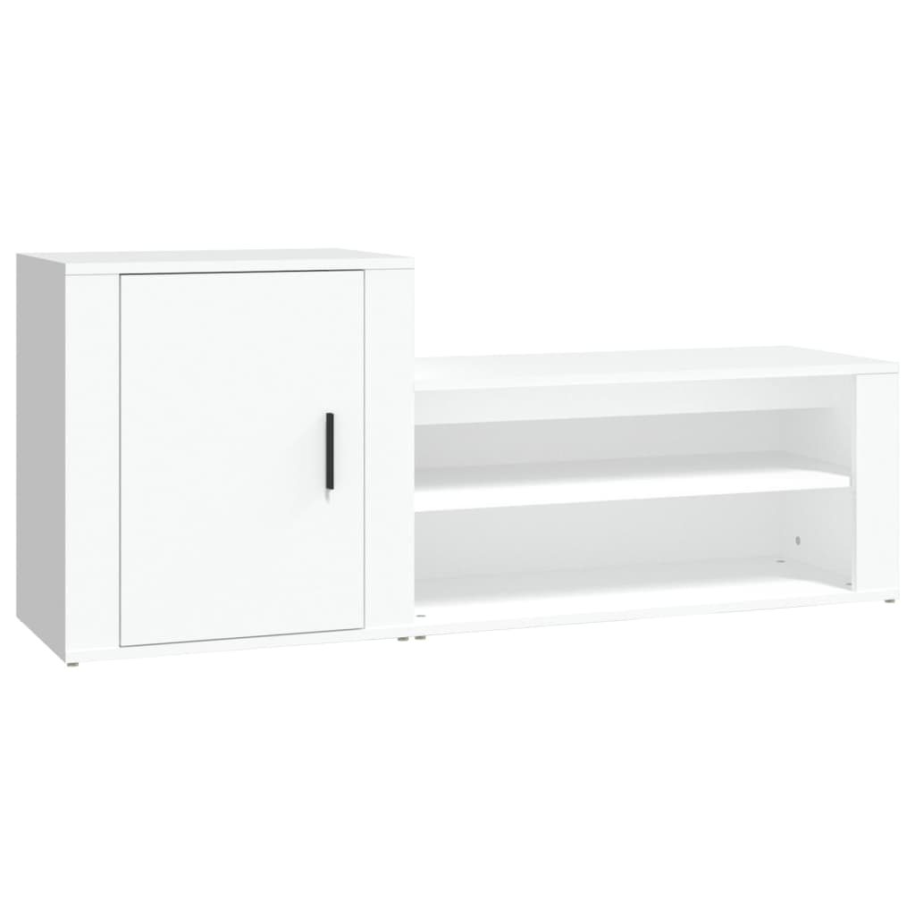 Shoe Cabinet 130X35X54 Cm Engineered Wood