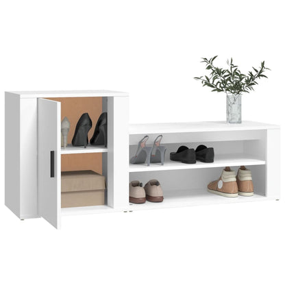Shoe Cabinet 130X35X54 Cm Engineered Wood