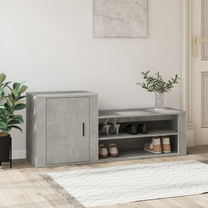 Shoe Cabinet 130X35X54 Cm Engineered Wood