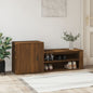 Shoe Cabinet 130X35X54 Cm Engineered Wood