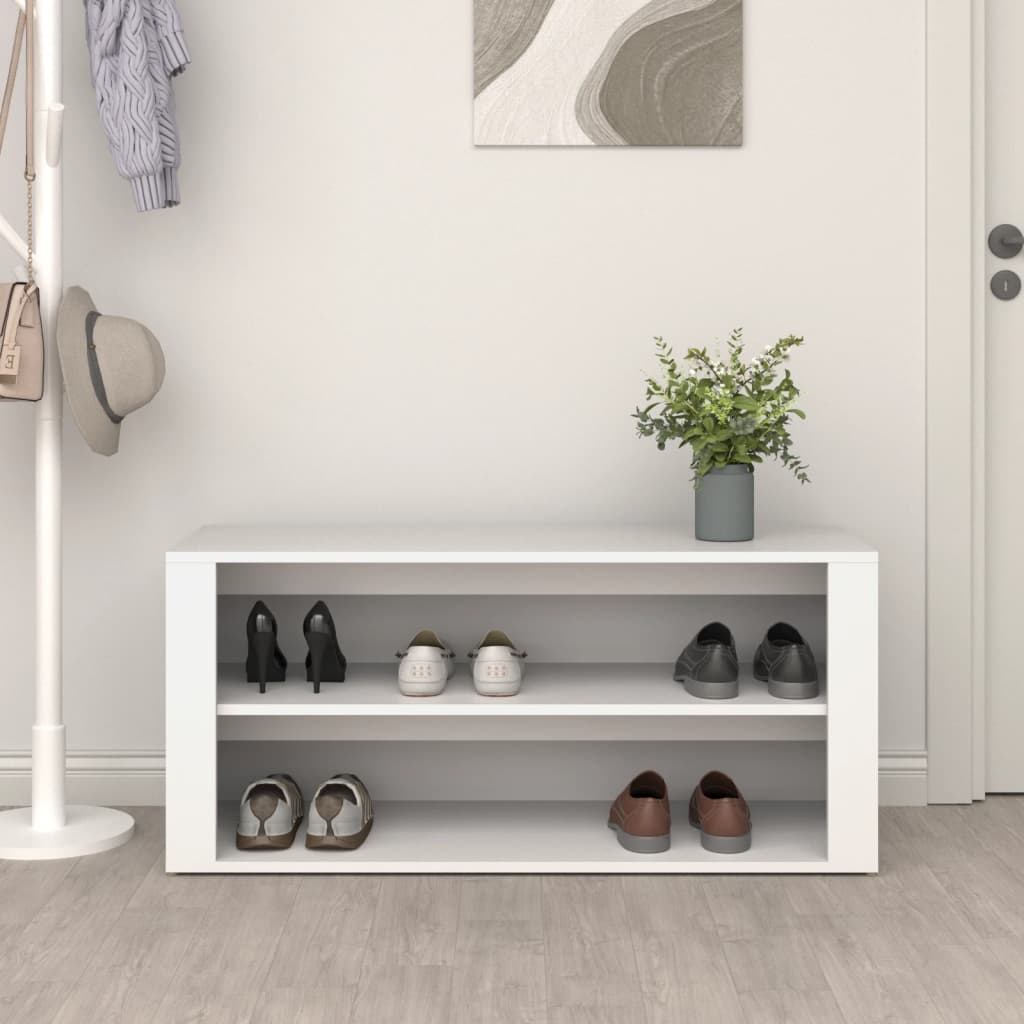 Shoe Rack 100X35X45 Cm Engineered Wood