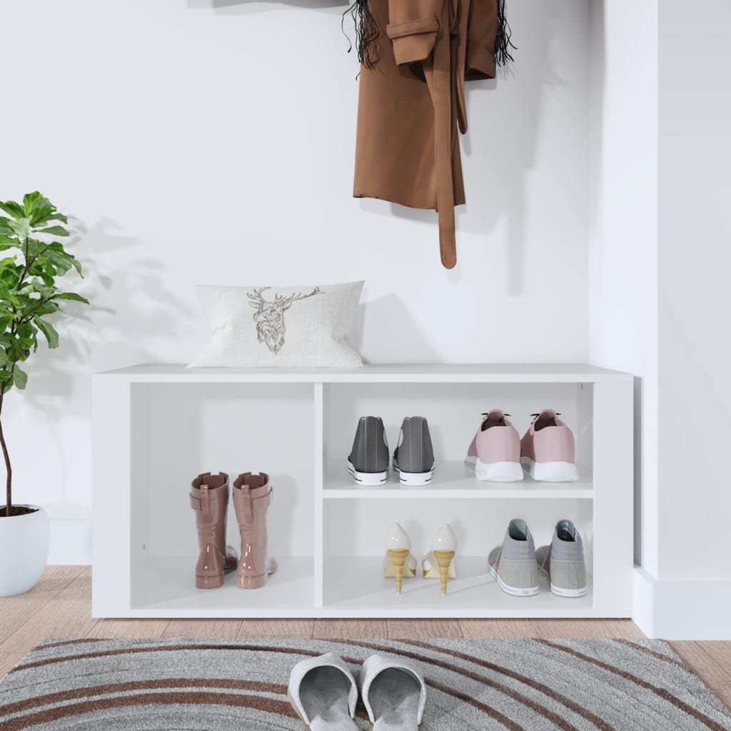 Shoe Cabinet 100X35X45 Cm Engineered Wood