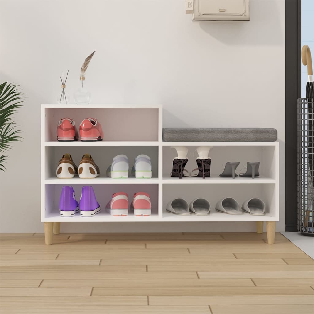 Shoe Cabinet 102X36X60 Cm Engineered Wood