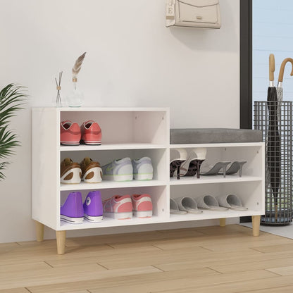 Shoe Cabinet 102X36X60 Cm Engineered Wood