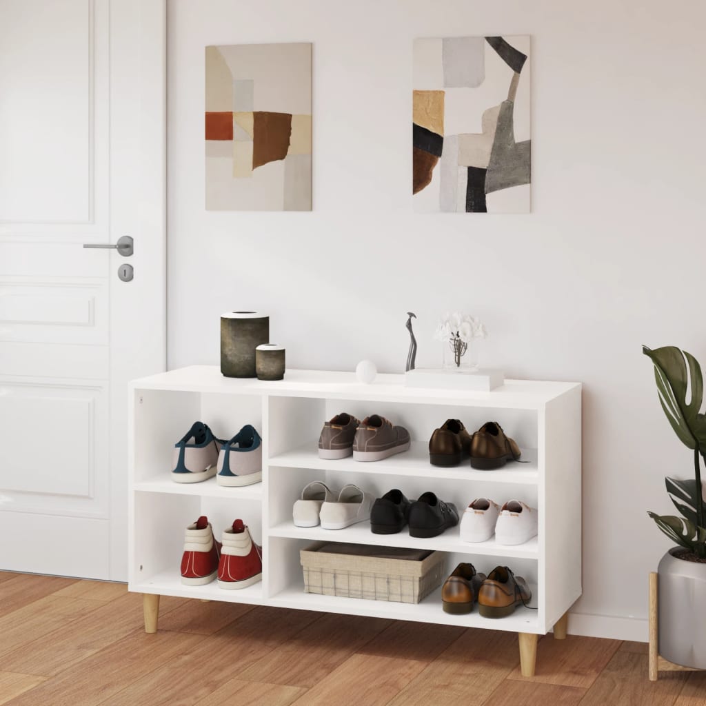 Shoe Cabinet 102X36X60 Cm Engineered Wood