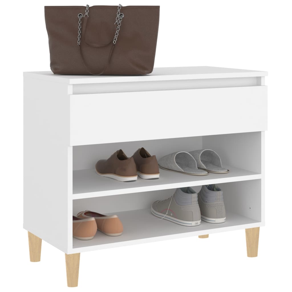 Shoe Cabinet 70X36X60 Cm Engineered Wood
