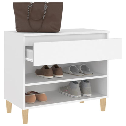 Shoe Cabinet 70X36X60 Cm Engineered Wood