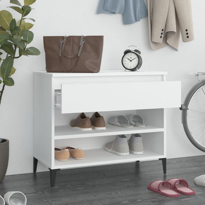 Shoe Cabinet 70X36X60 Cm Engineered Wood