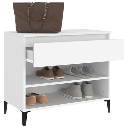 Shoe Cabinet 70X36X60 Cm Engineered Wood