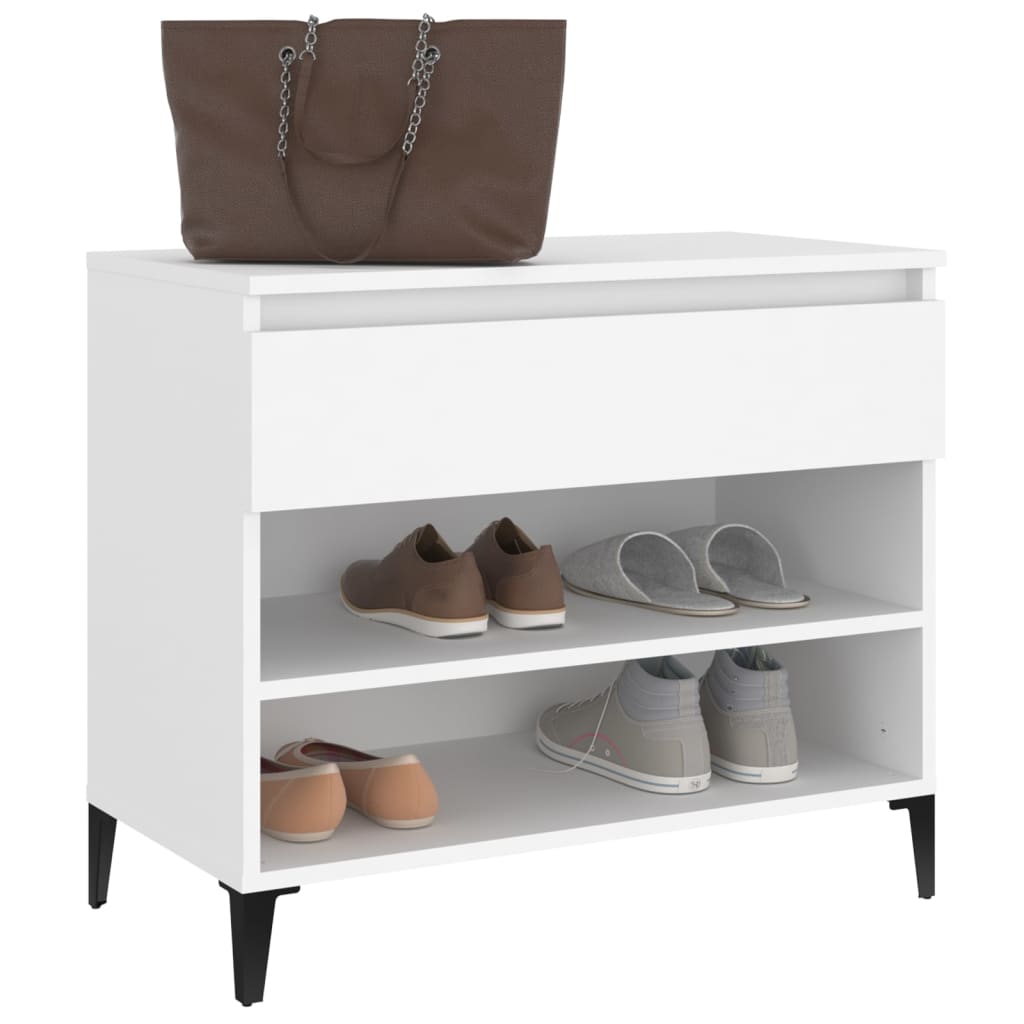 Shoe Cabinet 70X36X60 Cm Engineered Wood