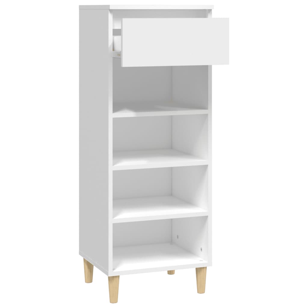 Shoe Cabinet 40X36X105 Cm Engineered Wood