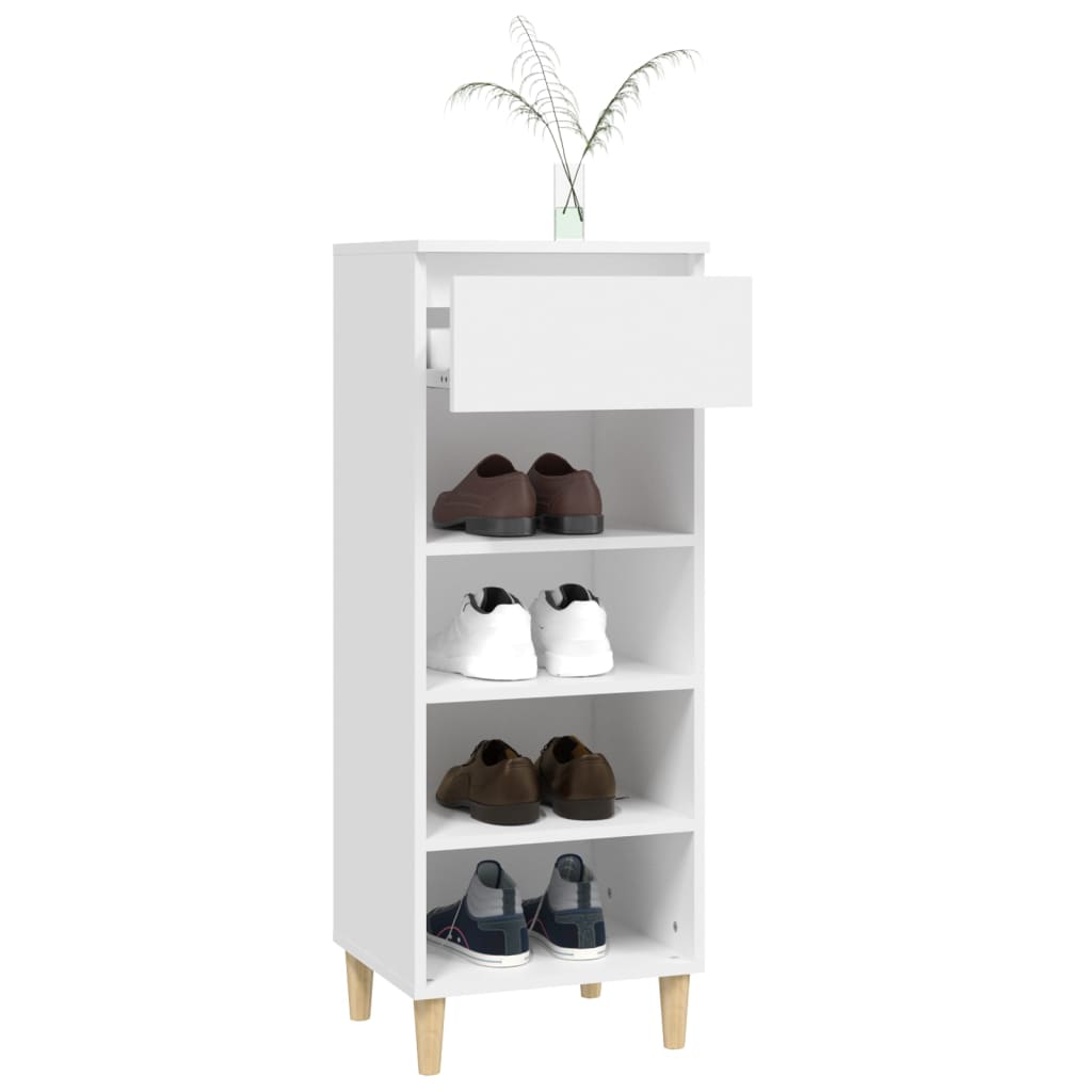 Shoe Cabinet 40X36X105 Cm Engineered Wood
