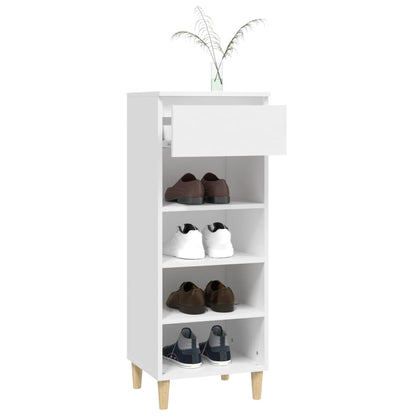 Shoe Cabinet 40X36X105 Cm Engineered Wood