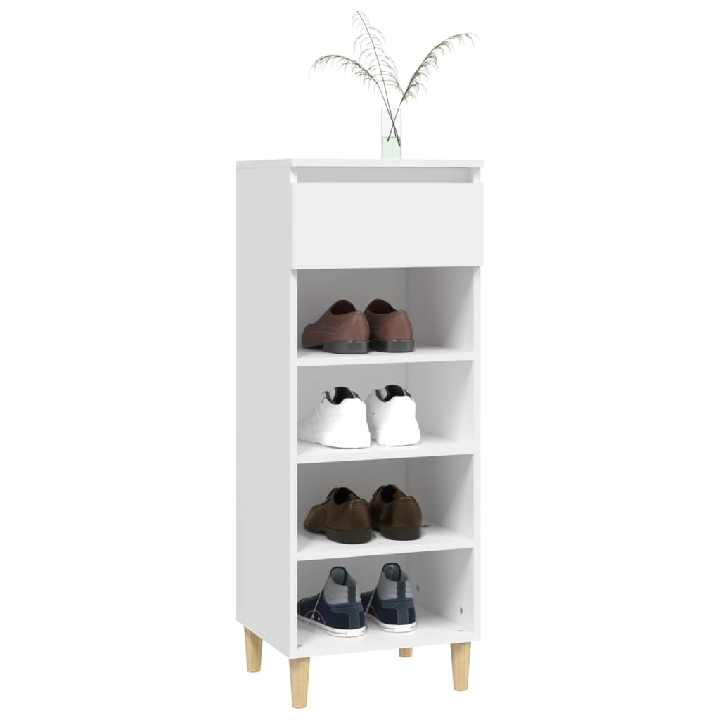 Shoe Cabinet 40X36X105 Cm Engineered Wood